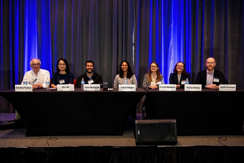 The “Functional Manipulation of the Central Nervous System: Theory of the Mind Meets Clinical Intervention” symposium panel of speakers prior to the start of the session.